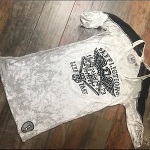 Affliction burn out tee
